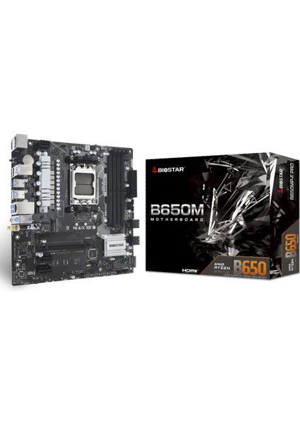 B650MP-E Pro Ddr5 6000MHZ Am5 S+V+Gl Micro Atx Anakart