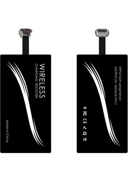 Ultra Ince Qi Kablosuz Şarj Alıcısı Şarj Modülü Kılıf Samsung Not 2 3 4 S5 iPhone 5 S 6 S 7 Artı Android Type-C (Yurt Dışından) indirimleri
