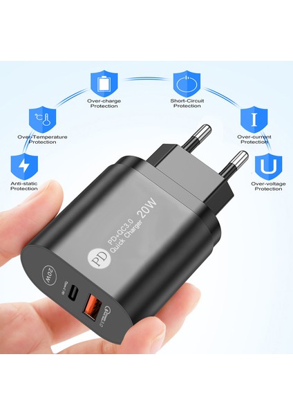 Süper Si 36W USB C Şarj Adaptörü iPhone 13 Tip C Qc 3.0 Pd Hızlı Şarj Güneş Işığı Süper Mağaza (Yurt Dışından) indirimleri