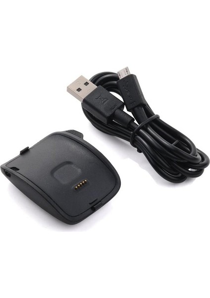 Samsung Galaxy Gear S R750 Için USB Kablolu Masaüstü Şarj Yuvası Dock Istasyonu Şarj Cihazı (Yurt Dışından) fırsatları
