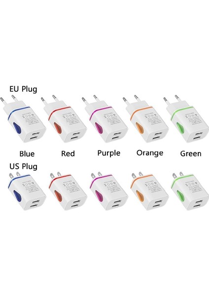 5V2A USB Şarj Aleti Taşınabilir Hızlı Şarj iPhone Samsung Cep Telefonu Için Seyahat Aydınlatmak Güç Adaptörü Ab Abd Plug USB Telefon Şarj Cihazı (Yurt Dışından) fırsatları