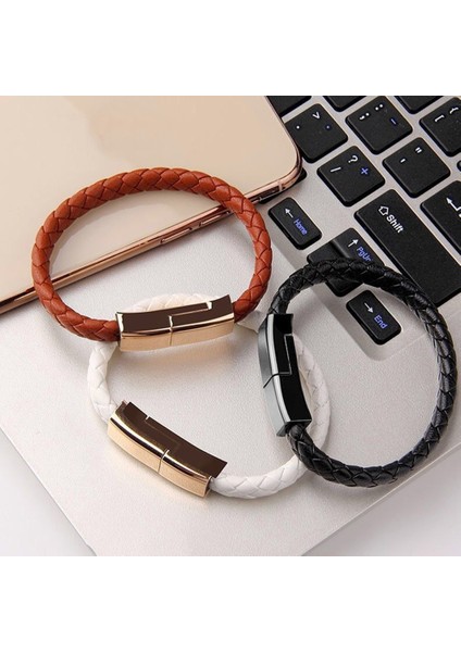 Ilepo Bilezik USB Hızlı Şarj Kablosu Açık Taşınabilir Mikro USB C Şarj Kablosu Veri Kablosu iPhone Samsung Huaweı Xiaomi (Yurt Dışından) indirimleri