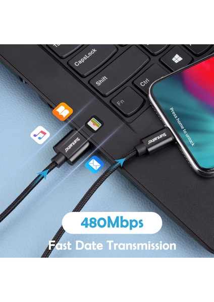 Paket USB Kablosu iPhone 13 12 Pro Max 6 7 8 11 Xr Xs x 2.4A Hızlı Şarj Şarj Cihazı Cep Telefonu Veri Kablosu iPad Için Tel Kordon (Yurt Dışından) fırsatları