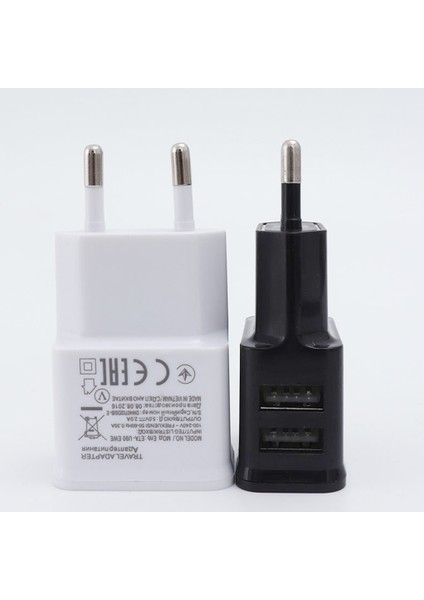 2 USB Bağlantı Noktası Şarj Adaptörü Samsung Çift USB Ab Tak Telefon Şarj Cihazı Taşınabilir Evrensel Seyahat Şarj Kafası Iphone Xiaomi Için (Yurt Dışından) fırsatları
