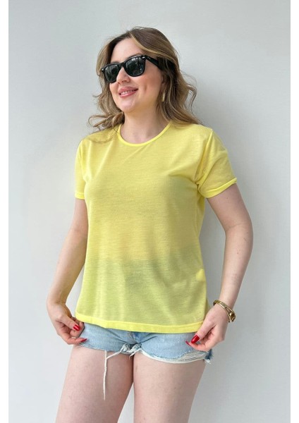 Basic T-Shirt Sarı