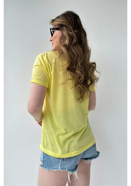 Basic T-Shirt Sarı