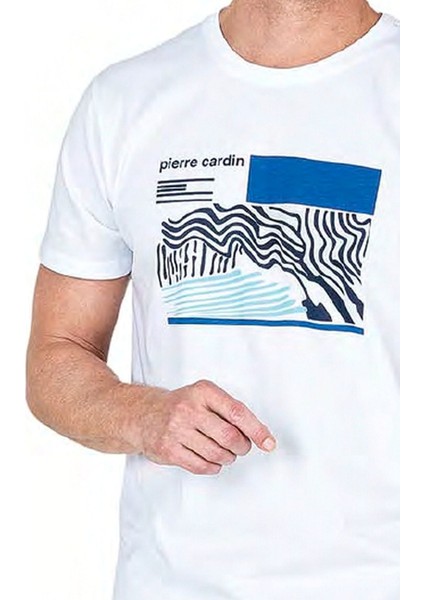 6044 Erkek Kısa Kollu Penye Pijama Takımı-Beyaz fiyatları