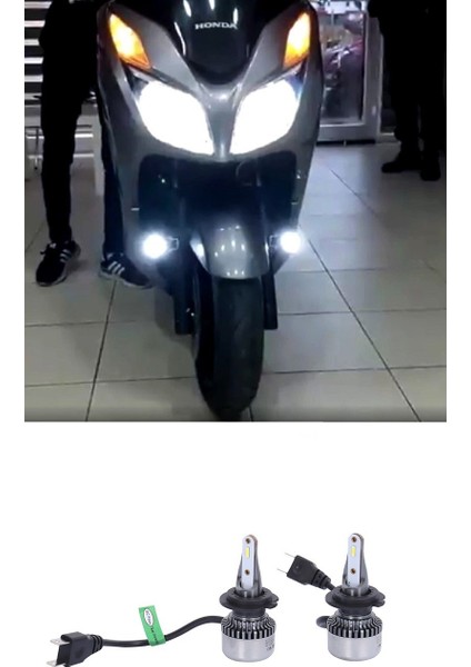 Honda Forza 250 LED Far Ampulü Lazer  H7 2 Adet