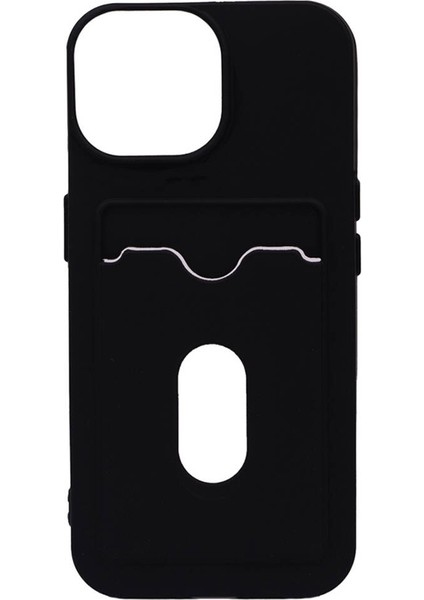 Apple iPhone 15 Pro Max Kılıf Dora Kartlıklı Silikon Kapak Siyah fiyatları