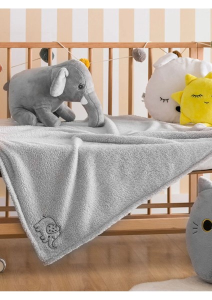 Lcw Baby Nakışlı Bebek Battaniyesi 80X100 cm