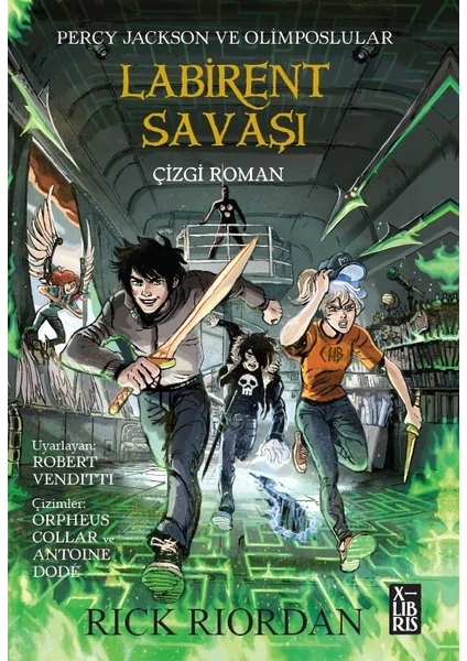 Percy Jackson ve Olimposlular Labirent Savaşı-Çizgi Roman - Rick Riordan