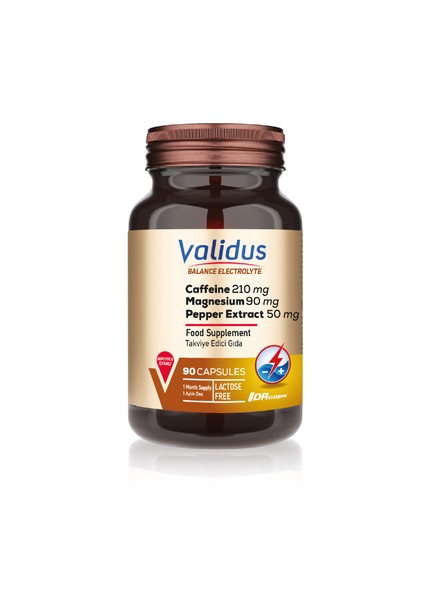 Balance Electrolyte Caffeine 210 mg 90 Capsules