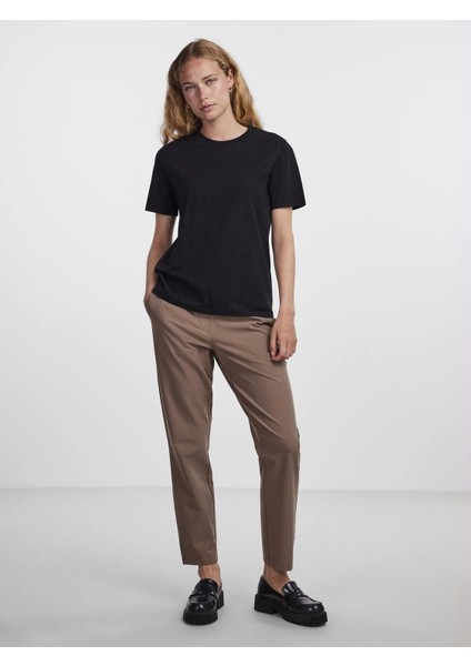 Pieces 17140802 0 Yaka Kadin Body - Siyah