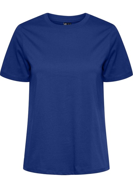 Pieces 17140802 0 Yaka Kadin Body - Saks Mavi