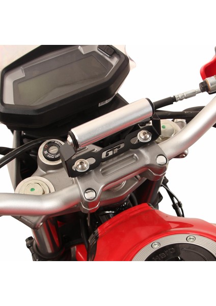 GP Kompozit Honda CB125F 2023-2024 Uyumlu Telefon / Navigasyon Tutucu Siyah