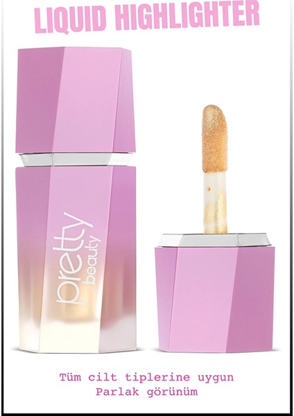 Pretty Beautyışıltılı Likit Aydınlatıcı - Liquid Highlighter fiyatları