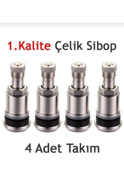 Oto Lastik 1.kalite Çelik Sibop Takımı 4 Adet