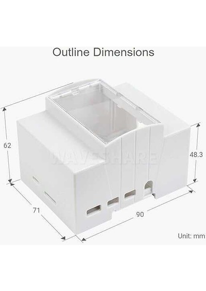 Raspberry Pi 4 Için C016 Muhafaza Kutusu