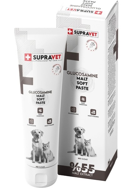 Glucosamine Kedi ve Köpek Malt Paste 100 gr