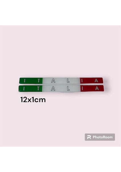 Italia Damla Sticker 12X1 cm 2 Adet
