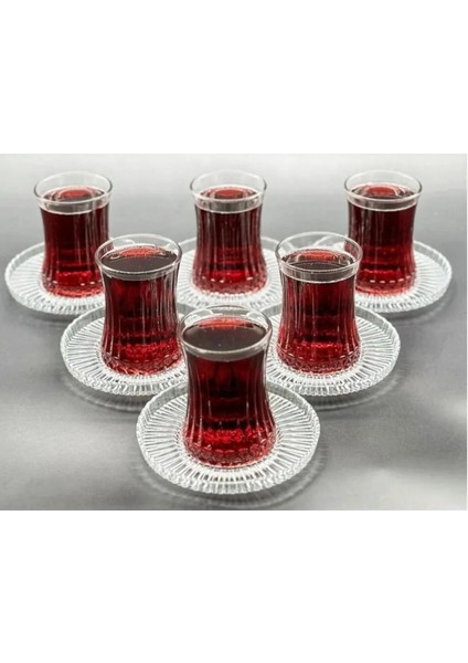 Elysia Çay Bardağı Çay Takımı Seti 12 Parça Çay-6 Kişilik