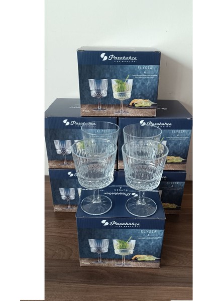 Paşabahçe 4 Lü Elysia Magnolya Kasesi Sunum Bardağı 260CC 440455