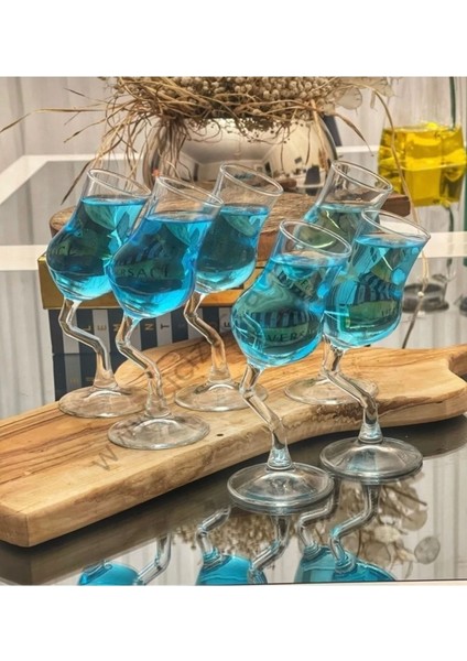 6 Lı Bardak Eğik Grappa