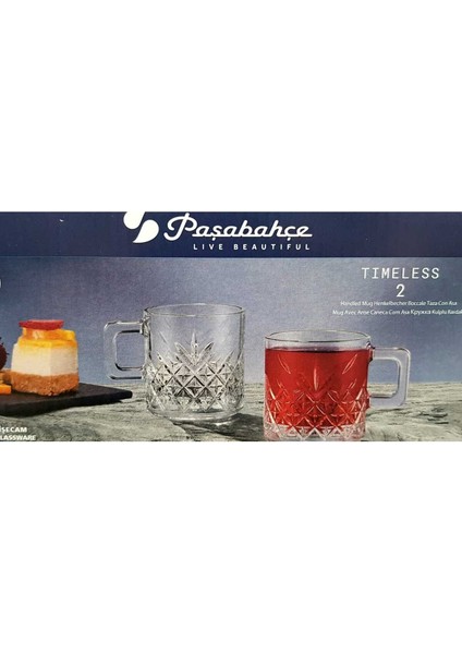 Paşabahçe 55452 Timeless Kulplu Bardak 195 cc 2li