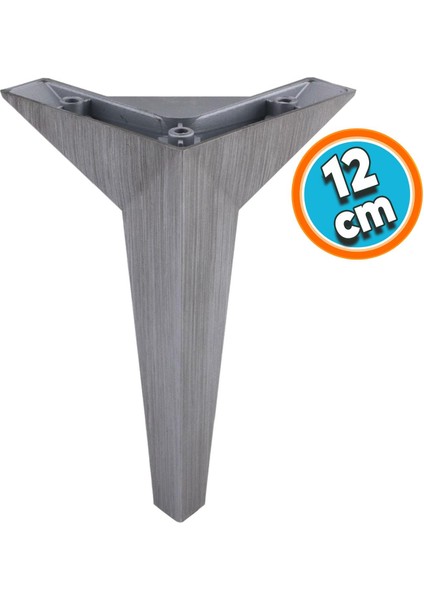 Mobilya Kanepe Çekyat Sehpa Tv Ünitesi Baza Koltuk Ayağı Çekyat Renk Saten Eskitme 12 cm Ayak