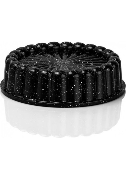 Granit Döküm Tart Kalıbı Gri 26CM Dilimli Tart Turta Kalıbı Gri