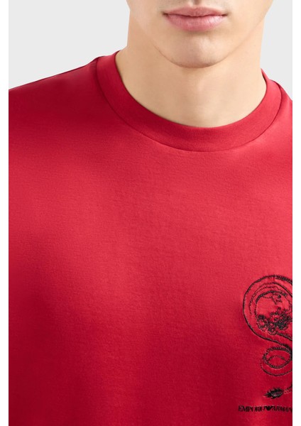 Pamuklu Regular Fit Bisiklet Yaka T Shirt Erkek T Shirt EM000009 AF10017 M5003 modelleri