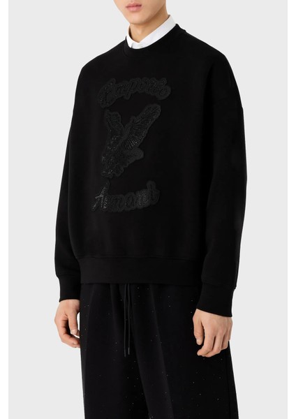 Pamuklu Oversize Fit Bisiklet Yaka Sweat Erkek Sweat 3D1MDU 1jhsz 0999