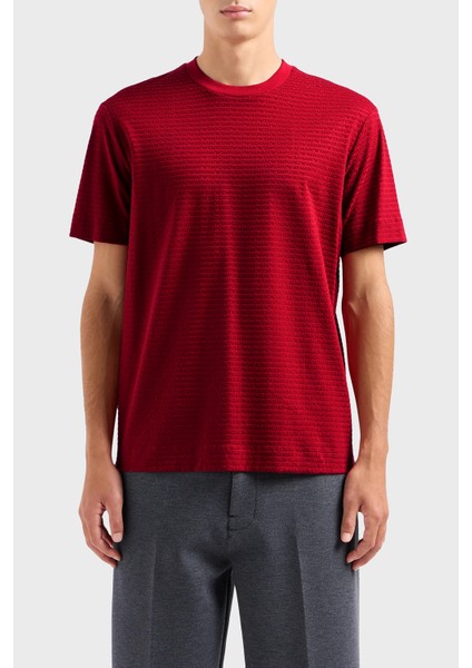 Pamuklu Regular Fit Bisiklet Yaka T Shirt Erkek T Shirt 3D1T91 1juvz 03B7