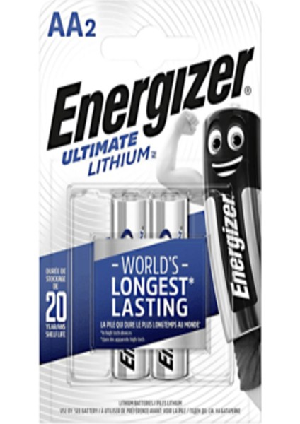 Pil Kalem Pil Lityum Aa 2'li Paket E91 Ultimate