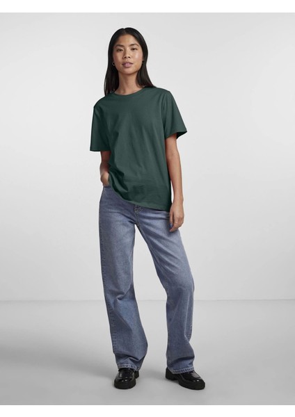 Pieces 17140802 0 Yaka Kadin Body - Yesil fiyatları