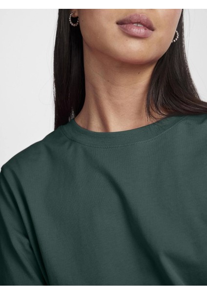 Pieces 17140802 0 Yaka Kadin Body - Yesil modelleri