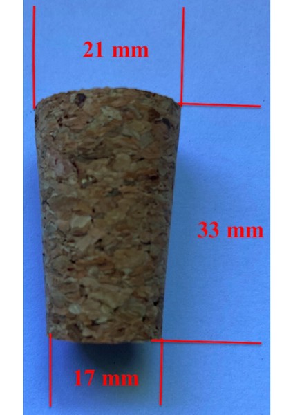 Dodopazar 22X33X17MM Mantar Tıpa Şişe Mantarı - Doğal Mantar Tıpa - Şarap Şişesi Mantar Tıpası 10 A fırsatları