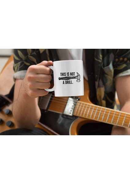 Baba Şaka Kupa, Bu Bir Tatbikat Kupa Değil, Komik Baba Kupa, Eğlenceli Erkek Mu Ingilizce Kupa modelleri