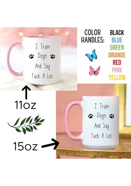 Köpek Eğitmeni Kupa • Köpek Eğitmen Hediyesi • Evcil Hayvan Bakıcısı • Köpek Eğitimi • Ingilizce Kupa modelleri