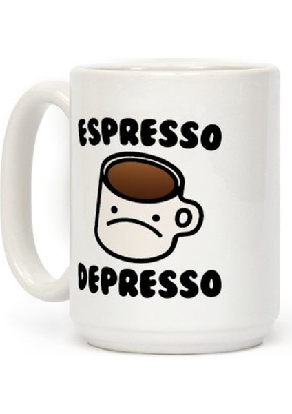 Espresso Depresso Kahve Kupa Ingilizce Kupa fiyatları