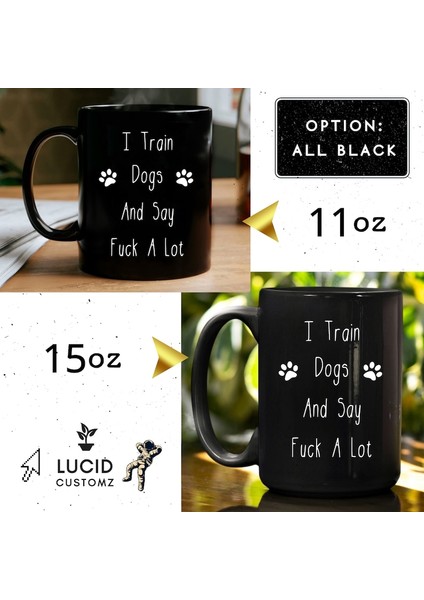 Köpek Eğitmeni Kupa • Köpek Eğitmen Hediyesi • Evcil Hayvan Bakıcısı • Köpek Eğitimi • Ingilizce Kupa