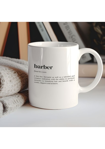 Berber Tanımı Kupa, Kahve Kupa, Iş Hediyesi Berber, Komik Çift Ingilizce Kupa