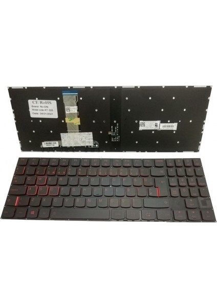 Lenovo Ideapad Y910-17ISK Notebook Klavyesi Siyah Aydınlatmalı Tr