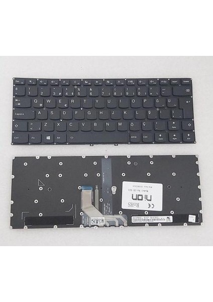 Lenovo Yoga 910-13IKB 80VF Notebook Klavye (Siyah Aydınlatmalı Tr)