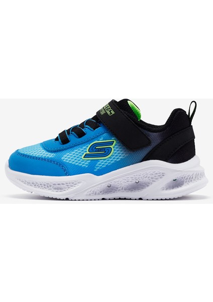 Skechers Meteor - Lights Küçük Erkek Çocuk Siyah Işıklı Spor Ayakkabı 401495N Bkbl