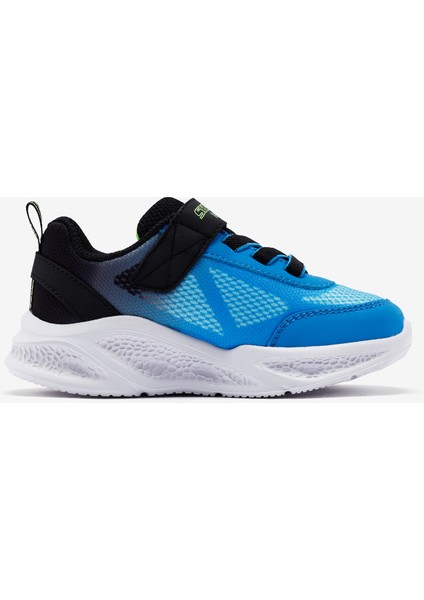 Skechers Meteor - Lights Küçük Erkek Çocuk Siyah Işıklı Spor Ayakkabı 401495N Bkbl