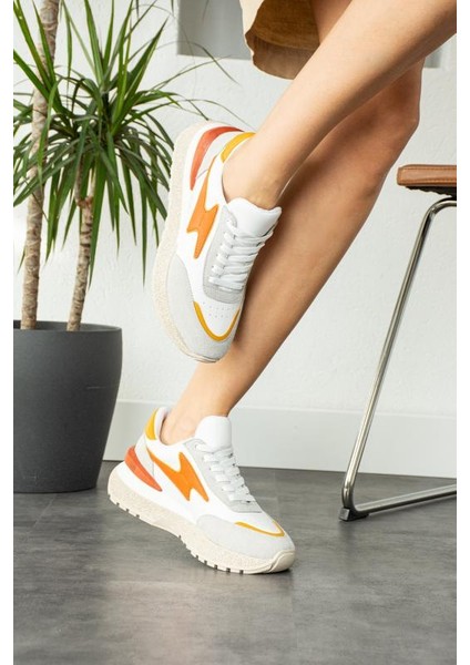 Turuncu Günlük Iç Taban Kadın Sneaker
