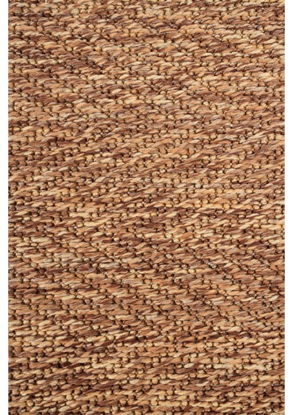 Bahama 665 Kahve Hav Toz Vermes Hasır Dokulu Mutfak Hol Yatak Odası Misafir Odası Kesme Halı Kilim 200 x 300