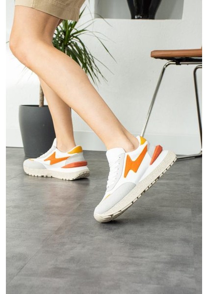Turuncu Günlük Iç Taban Kadın Sneaker fırsatları