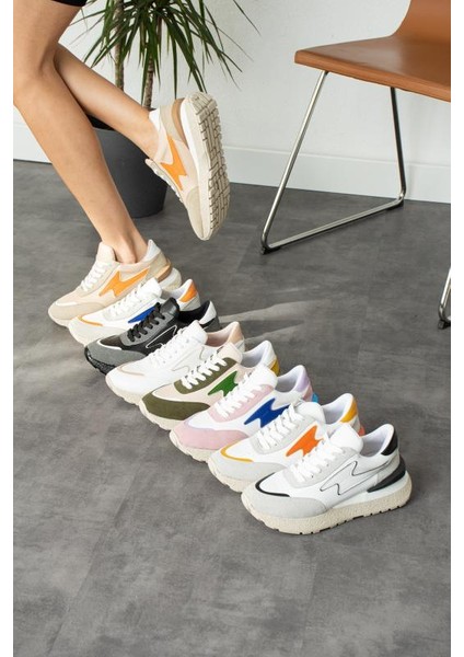 Pudra Günlük Iç Taban Kadın Sneaker